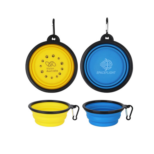 Silicone Pet Bowls Branded